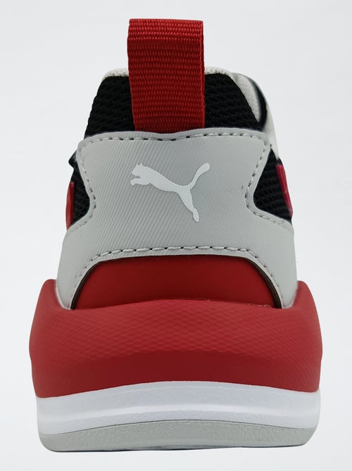 Baskets basses 'PUMA' à lacets et scratchs - Kiabi