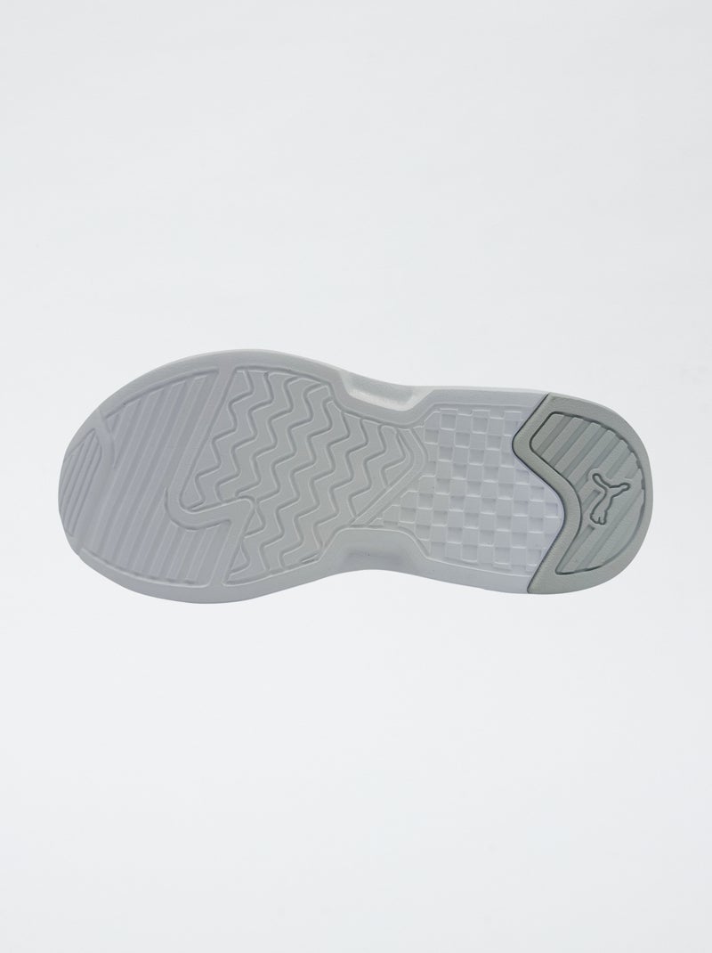 Baskets basses 'PUMA' à lacets et scratchs Noir - Kiabi