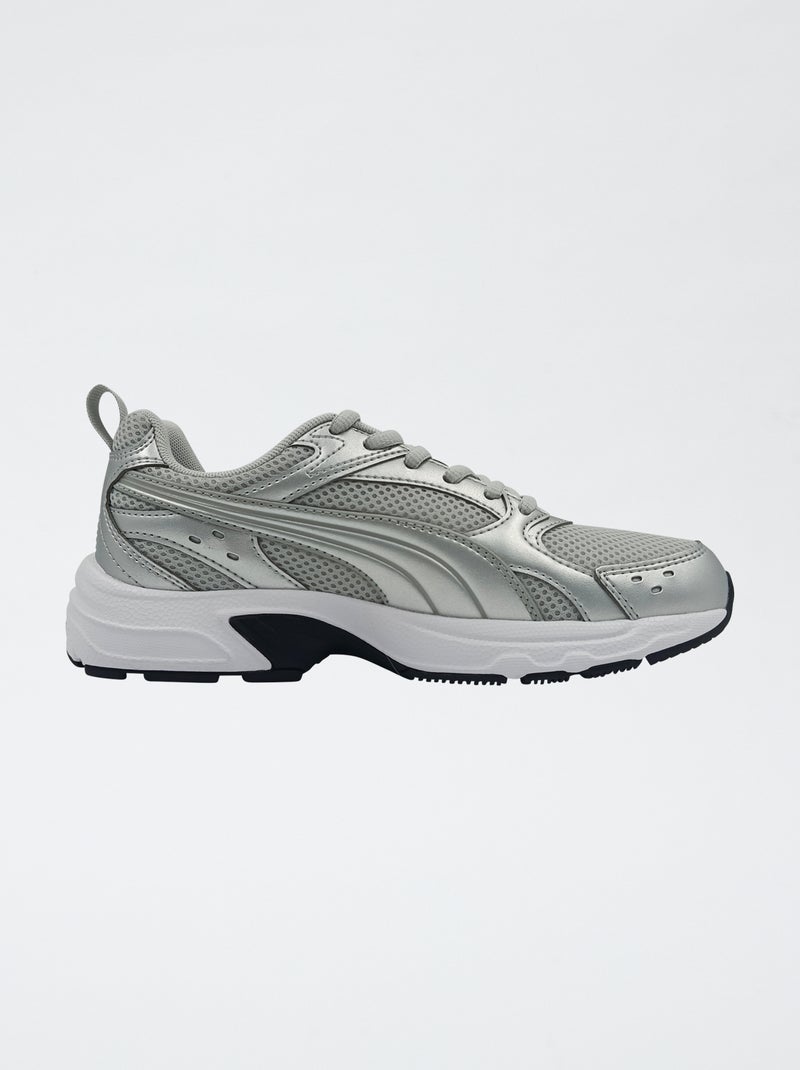 Baskets basses 'PUMA' à lacets Gris - Kiabi