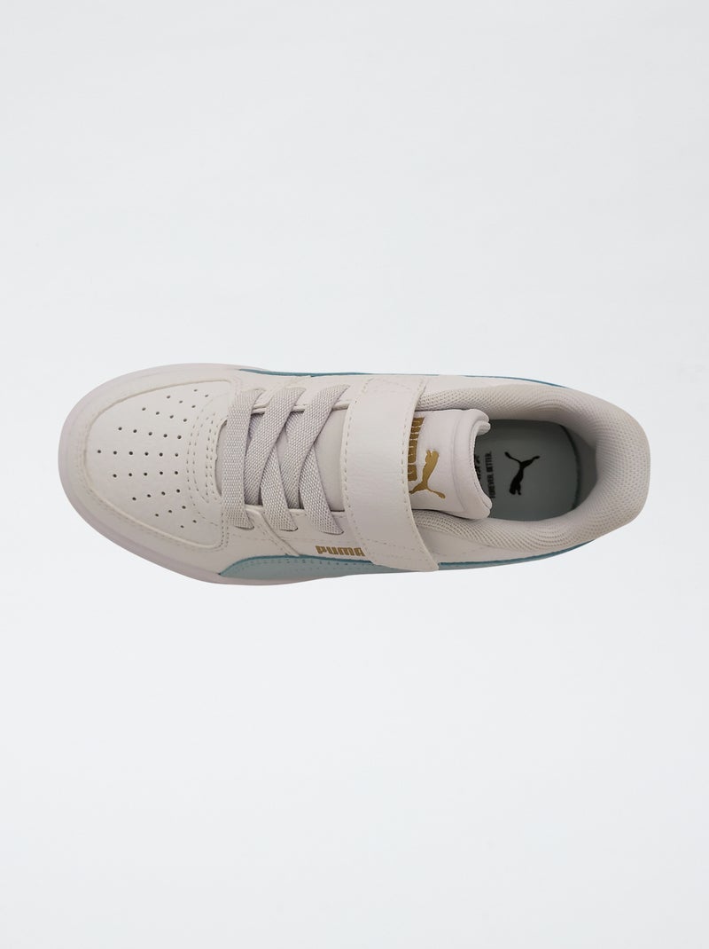 Baskets basses 'PUMA' à scratchs et lacets Bleu - Kiabi