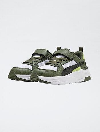 Baskets basses 'PUMA' à scratchs et lacets