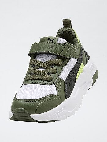 Baskets basses 'PUMA' à scratchs et lacets