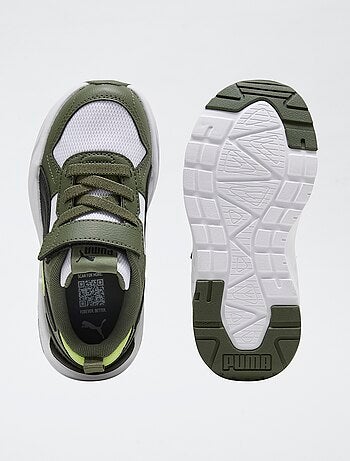 Baskets basses 'PUMA' à scratchs et lacets