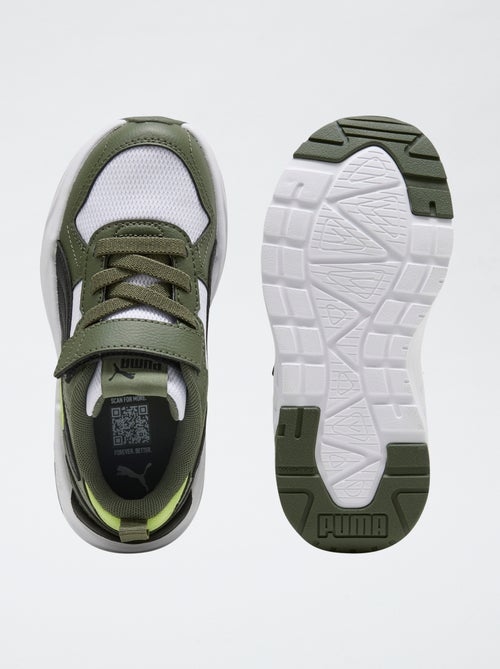 Baskets basses 'PUMA'  à scratchs et lacets - Kiabi