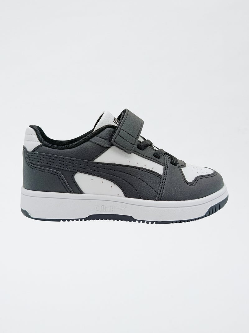 Baskets basses 'PUMA' à scratchs Noir - Kiabi