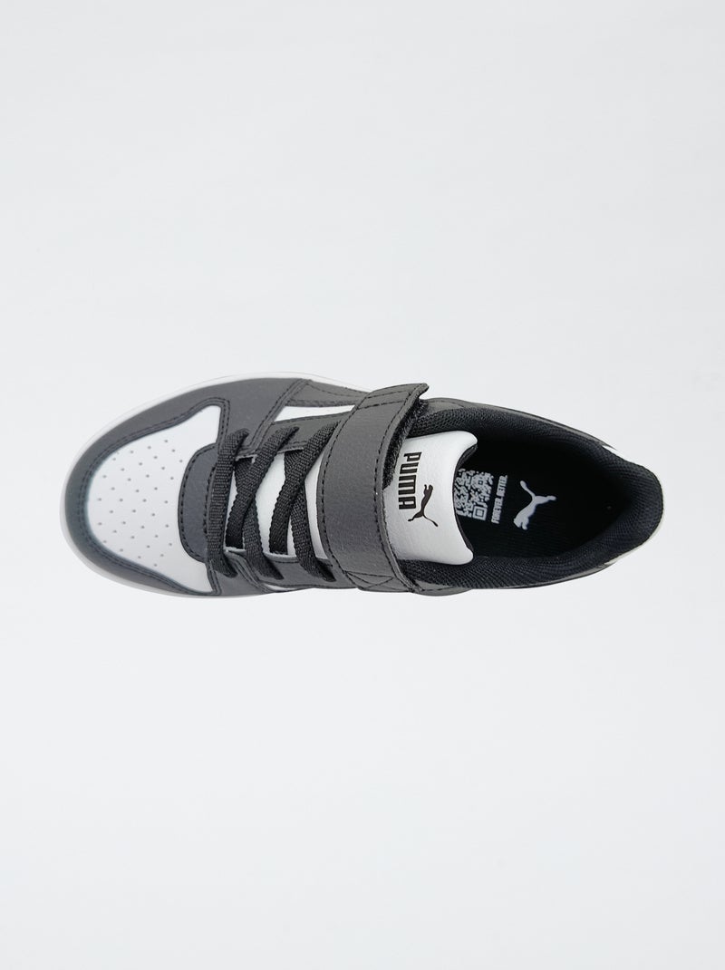Baskets basses 'PUMA' à scratchs Noir - Kiabi