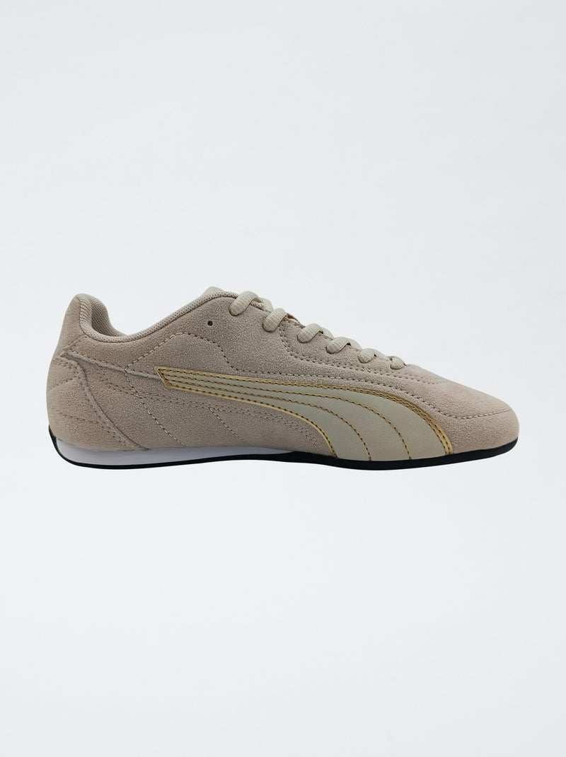 Baskets basses 'Puma' avec breloque étoile Beige - Kiabi