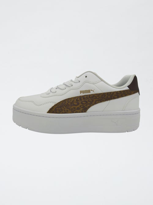 Baskets basses 'Puma' avec imprimé léopard - Kiabi