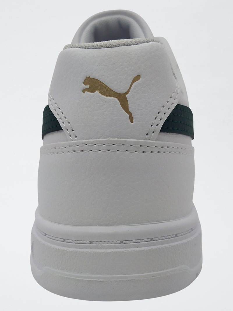 Baskets basses 'PUMA' lacets et scratchs Vert - Kiabi