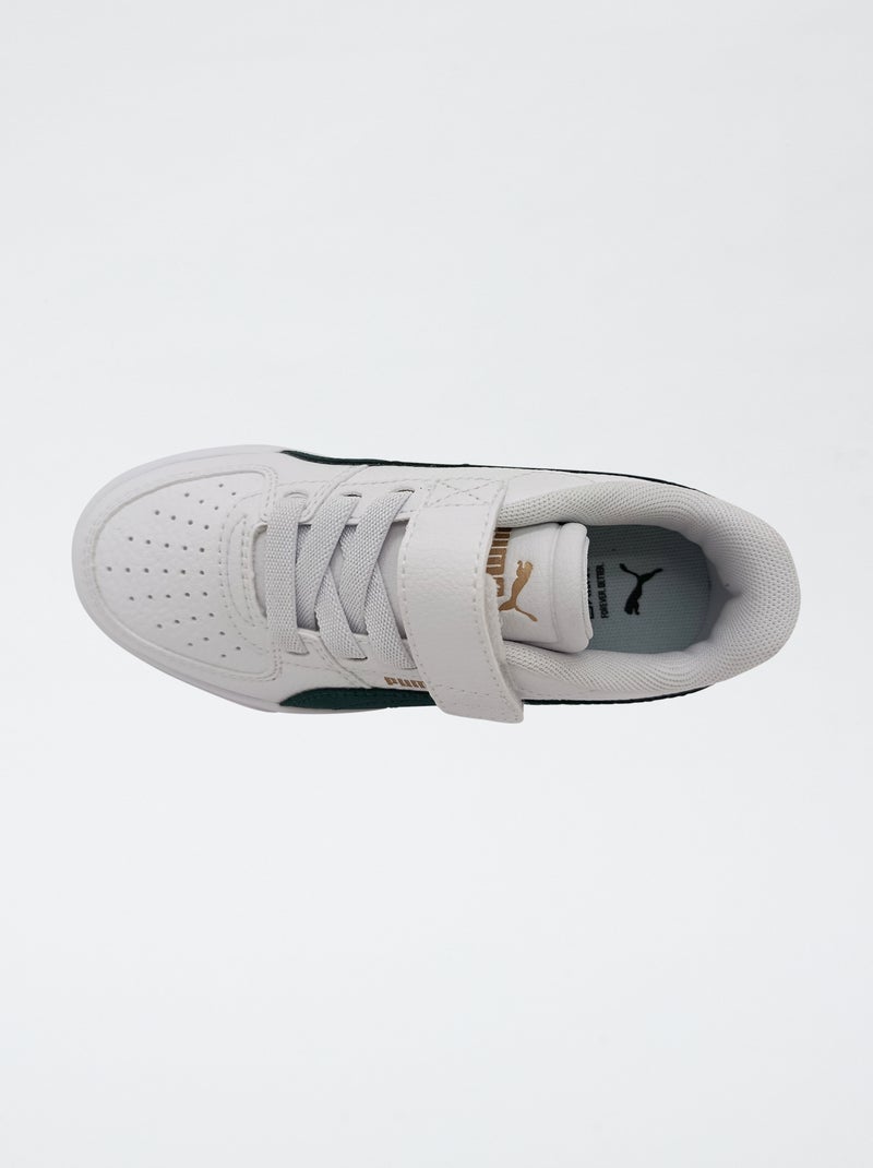 Baskets basses 'PUMA' lacets et scratchs Vert - Kiabi