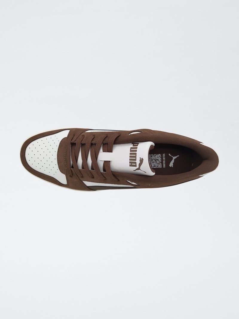 Baskets basses 'Puma' Marron - Kiabi