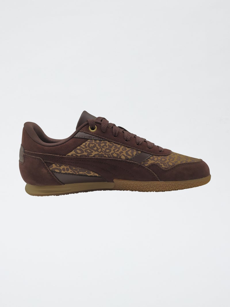 Baskets basses 'Puma' Marron - Kiabi