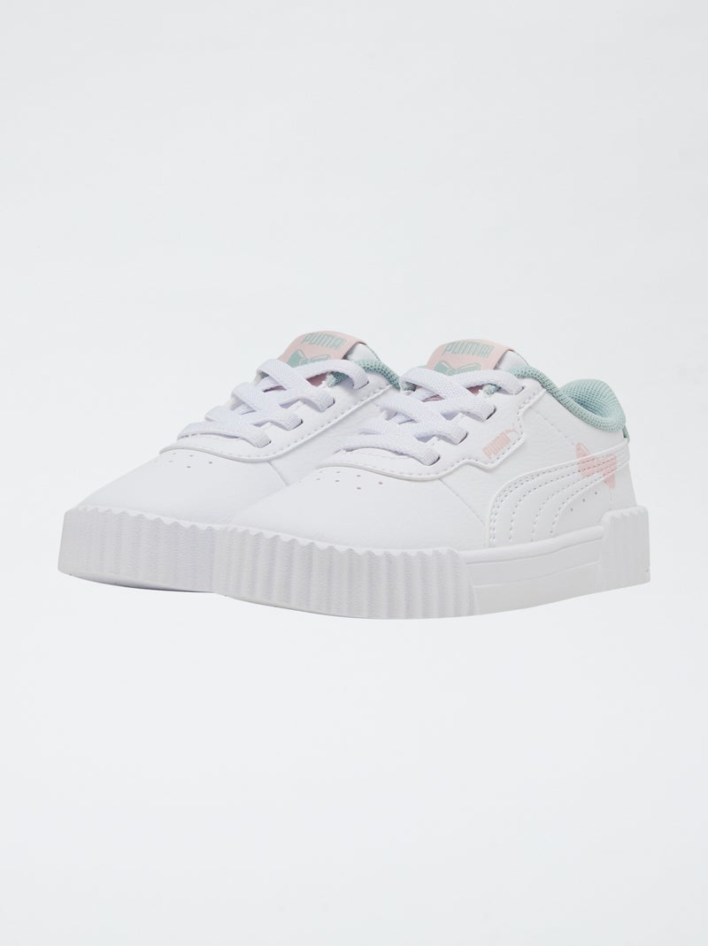 Baskets basses 'Puma' tricolore Violet - Kiabi