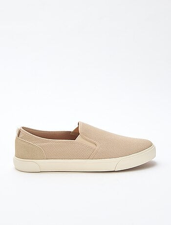 Baskets basses slip-on en mesh