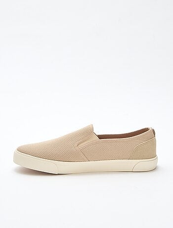 Baskets basses slip-on en mesh