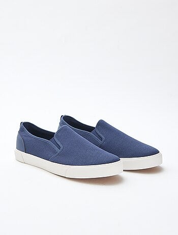 Baskets basses slip-on en mesh