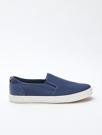 Baskets basses slip-on en mesh