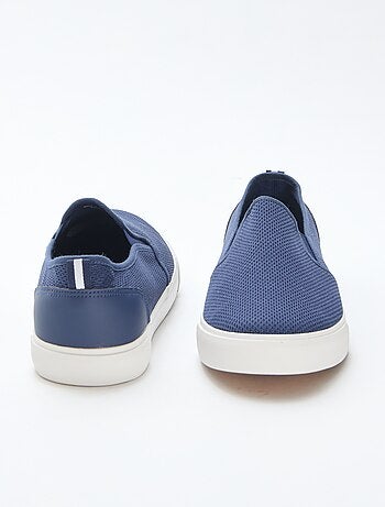 Baskets basses slip-on en mesh
