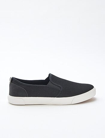 Baskets basses slip-on en mesh