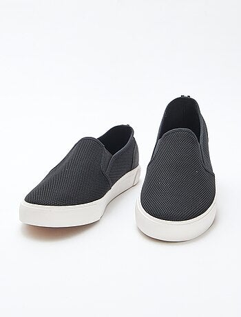Baskets basses slip-on en mesh