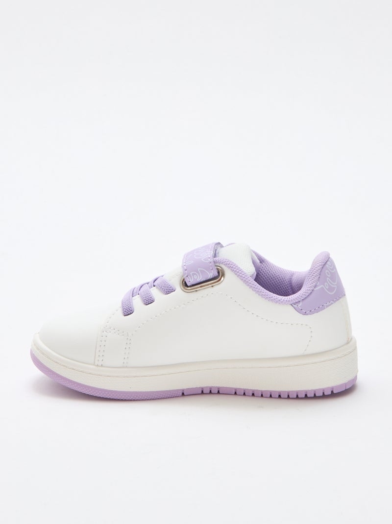 Baskets basses 'Stitch' Blanc - Kiabi