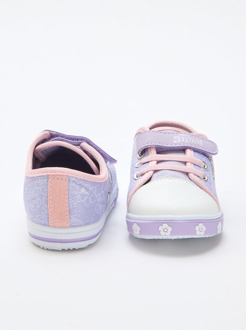 Baskets basses 'Stitch' en toile - Kiabi