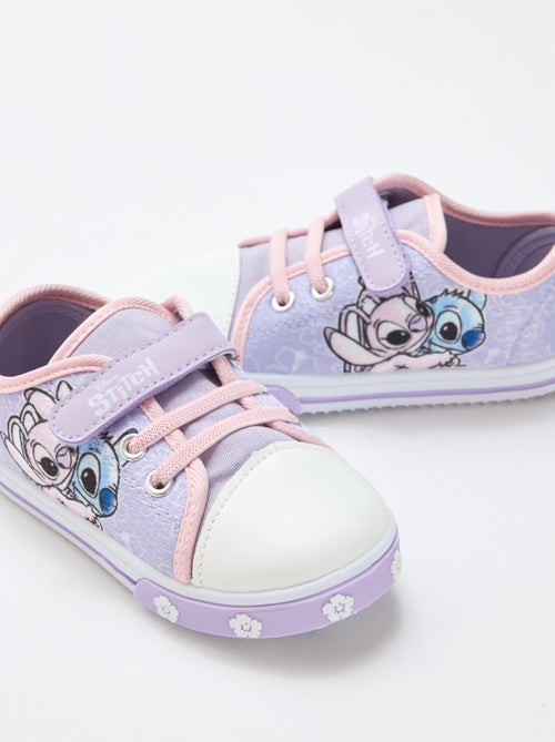 Baskets basses 'Stitch' en toile - Kiabi