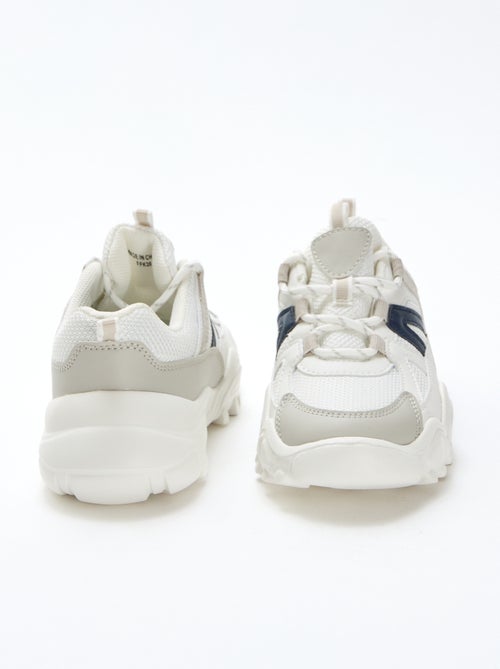 Baskets basses style running - Kiabi