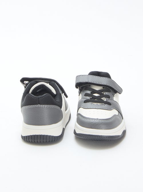 Baskets basses tricolores - Kiabi