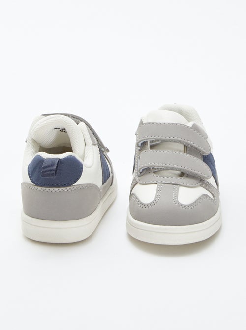 Baskets basses tricolores - Kiabi