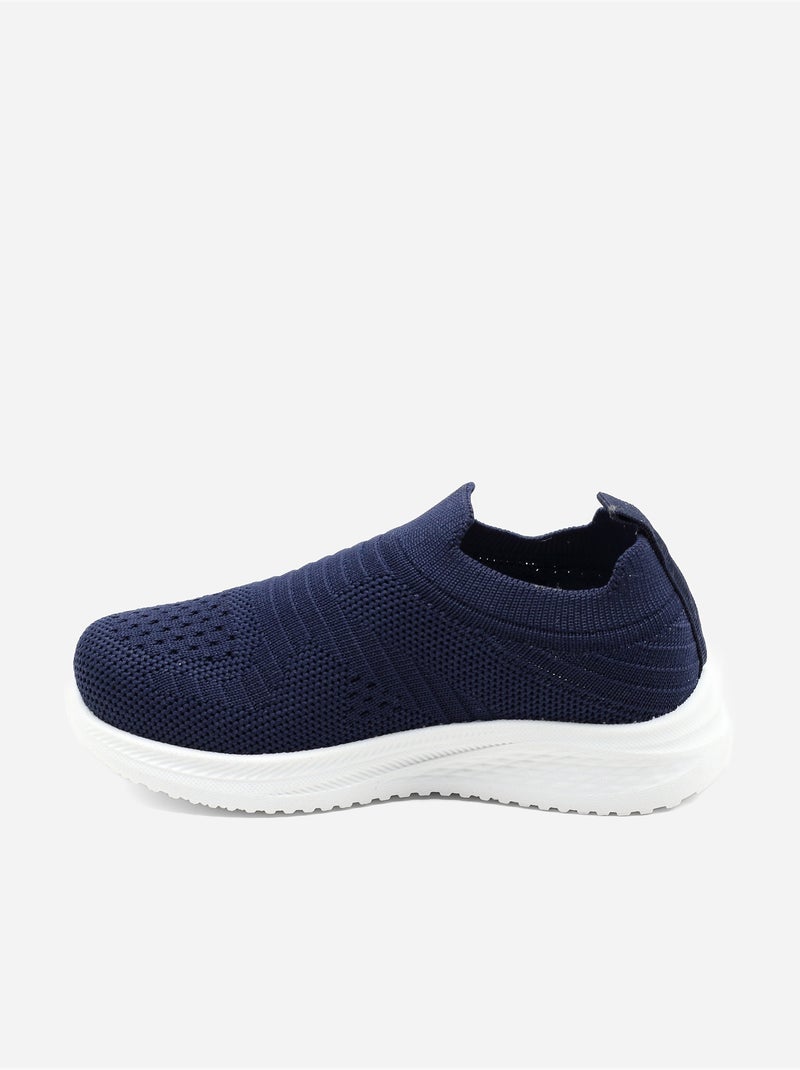 Baskets Bébé à enfiler Bleu foncé - Kiabi