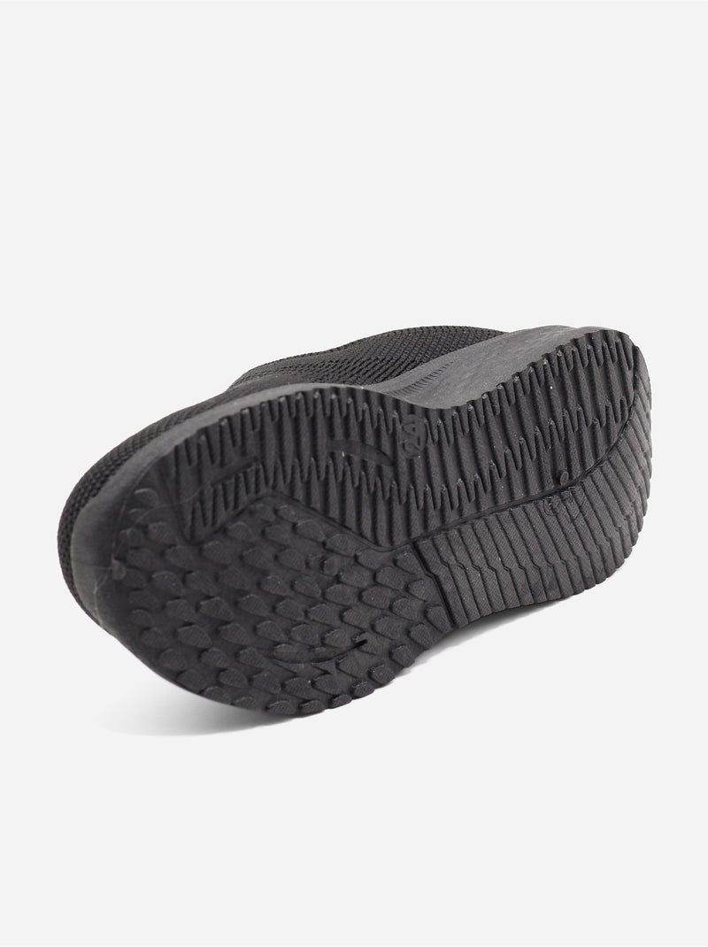 Baskets Bébé à enfiler Noir - Kiabi