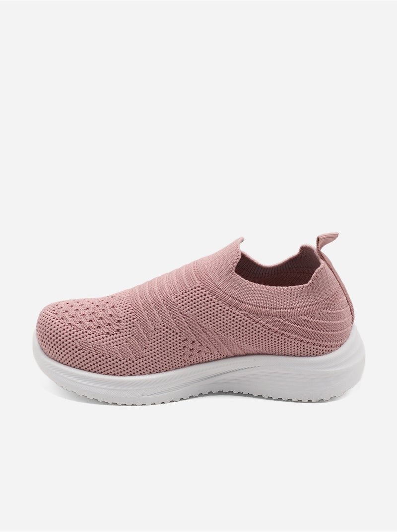 Baskets Bébé à enfiler Rose - Kiabi