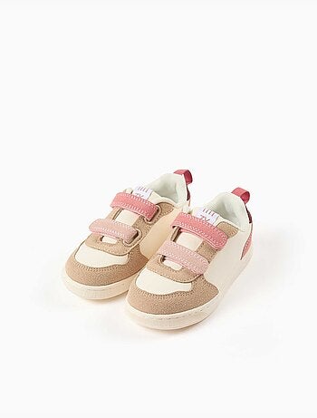 Baskets bi-matière à scratch ZY Move