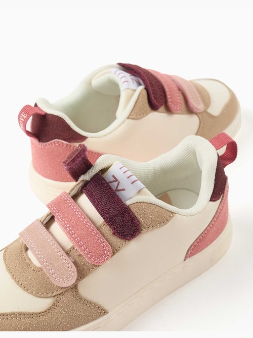 Baskets bi-matière à scratch ZY Move - Kiabi