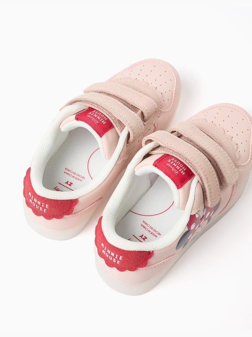 Baskets bi-matière lumineuses avec Minnie - Kiabi Baskets bi-matière lumineuses avec Minnie - Kiabi