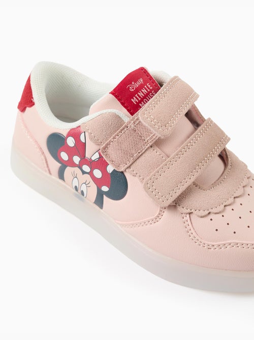 Baskets bi-matière lumineuses avec Minnie - Kiabi Baskets bi-matière lumineuses avec Minnie - Kiabi