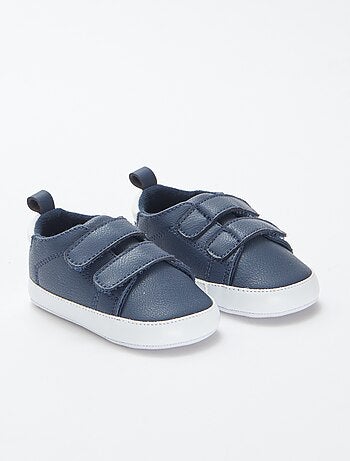 Baskets bicolores à scratchs