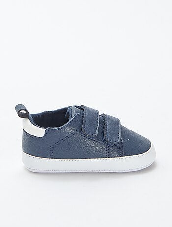 Baskets bicolores à scratchs