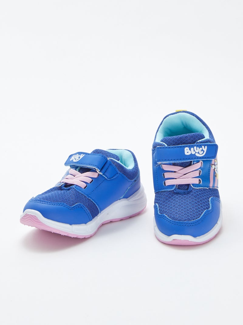 Baskets Bluey Officielles Pour Enfants - Légeres, Scratch, Semelle Caoutchouc