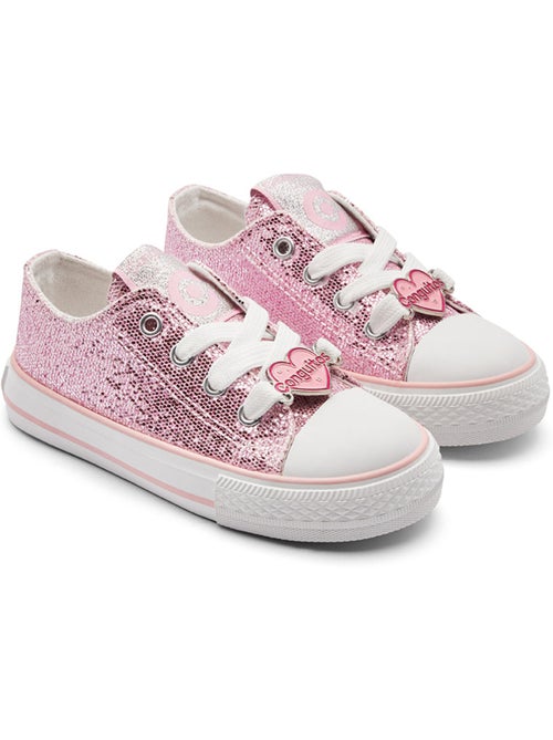 Baskets Conguitos Altas Glitter - Kiabi Baskets Conguitos Altas Glitter - Kiabi