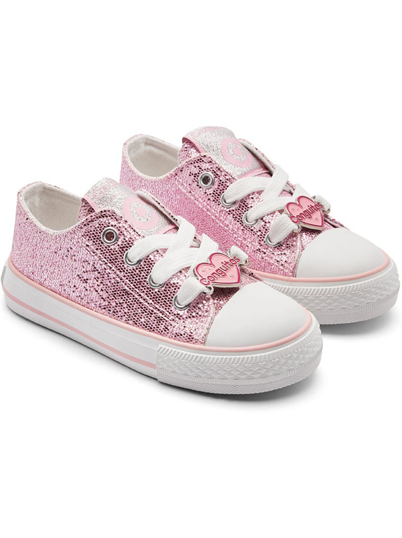 Baskets Conguitos Altas Glitter Rose - Kiabi