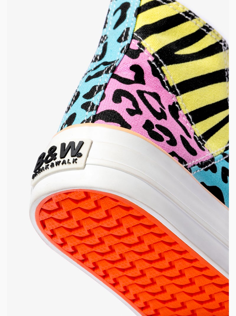 Baskets conguitos altas plataforma Multicolore - Kiabi