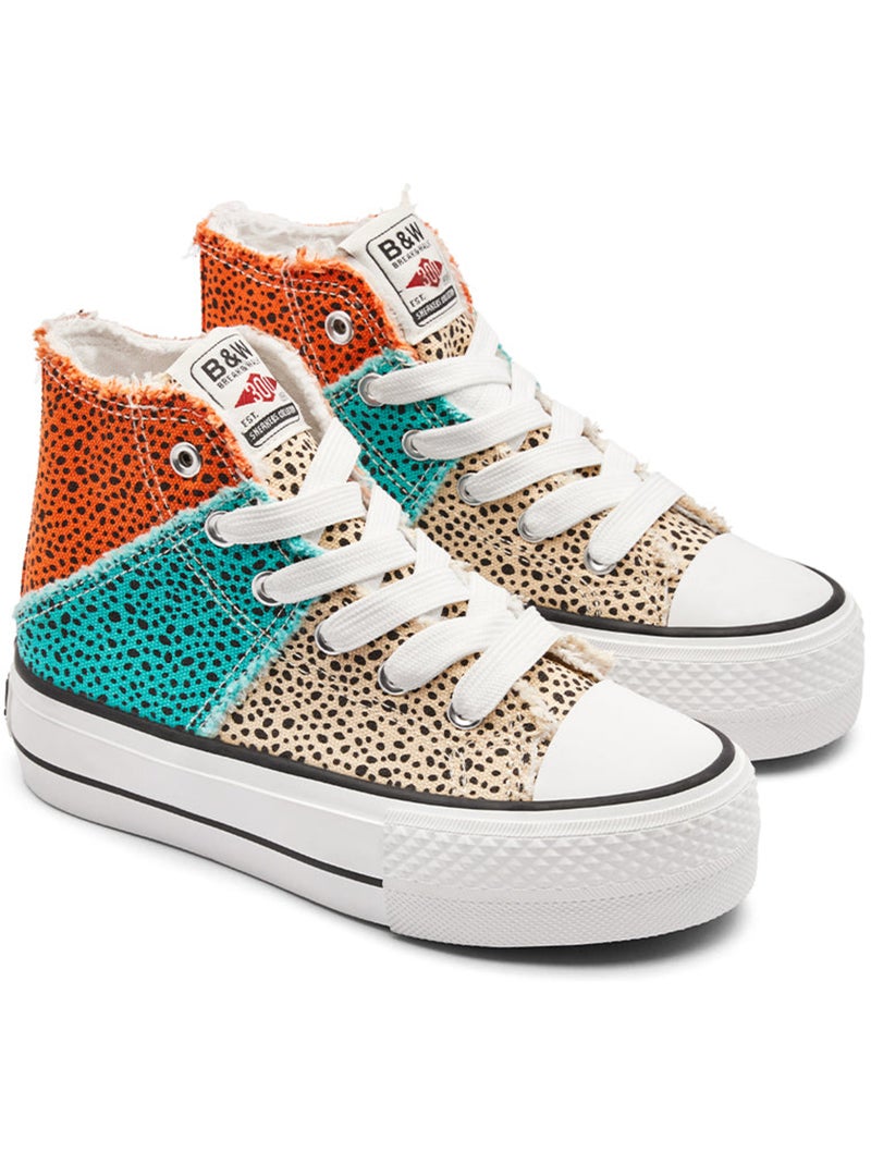 Baskets Conguitos Altas Respetuosas Multicolore - Kiabi