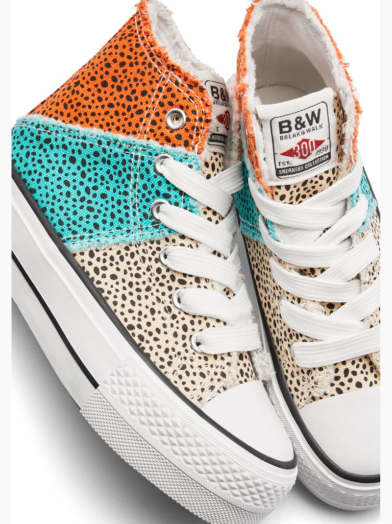 Baskets Conguitos Altas Respetuosas Multicolore - Kiabi