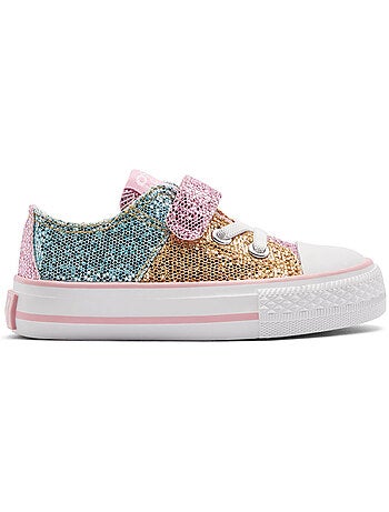 Baskets conguitos bajas glitter patchwork
