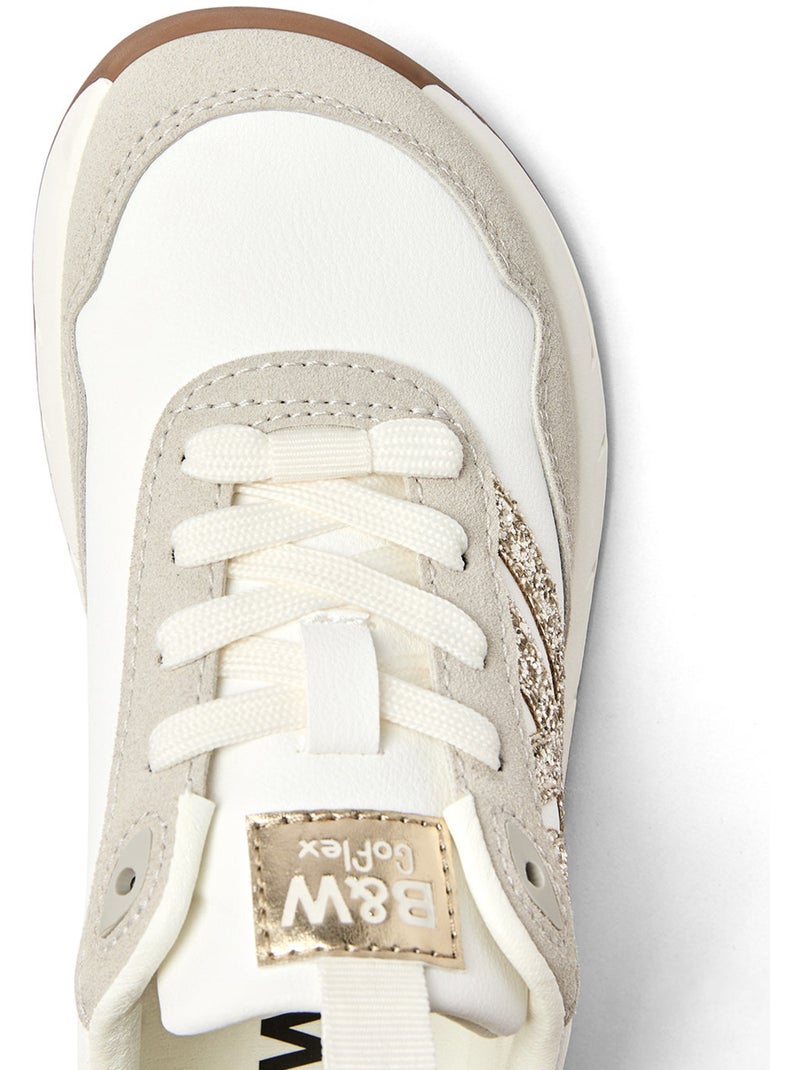 Baskets conguitos barefoot goflex Blanc - Kiabi