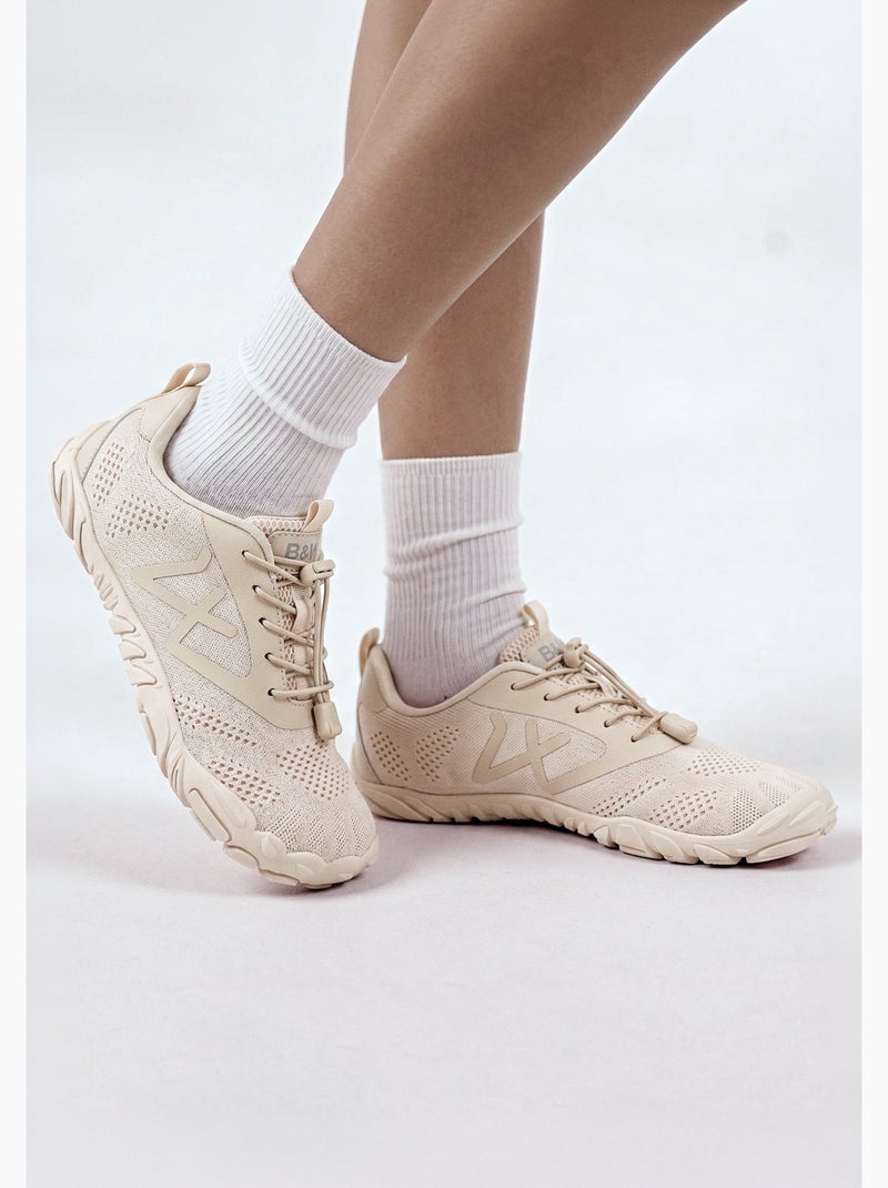 Baskets conguitos barefoot goflex canvas Beige - Kiabi