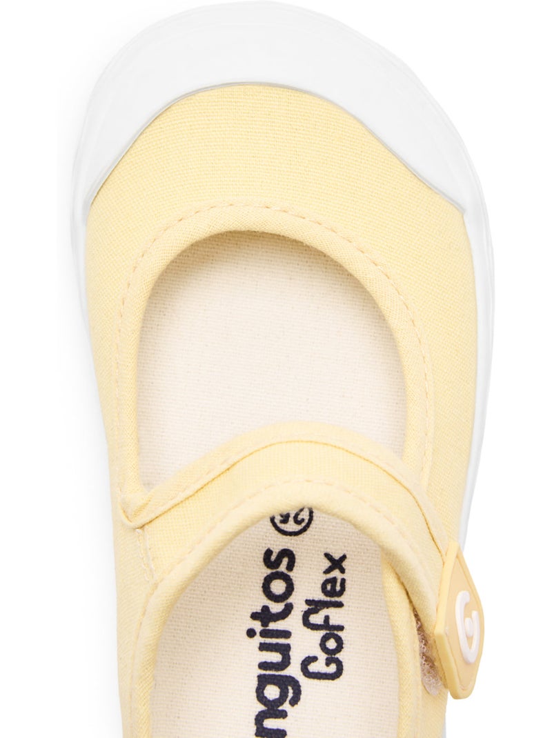 Baskets conguitos barefoot goflex Jaune - Kiabi
