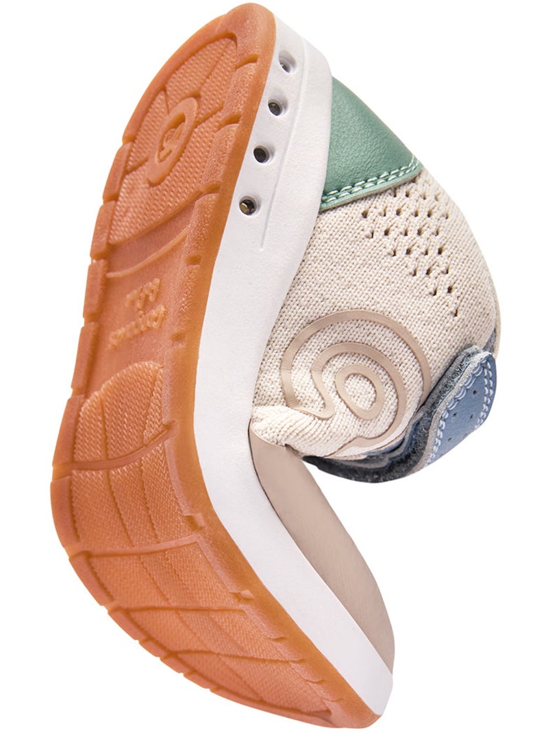 Baskets conguitos barefoot goflex luces Beige - Kiabi